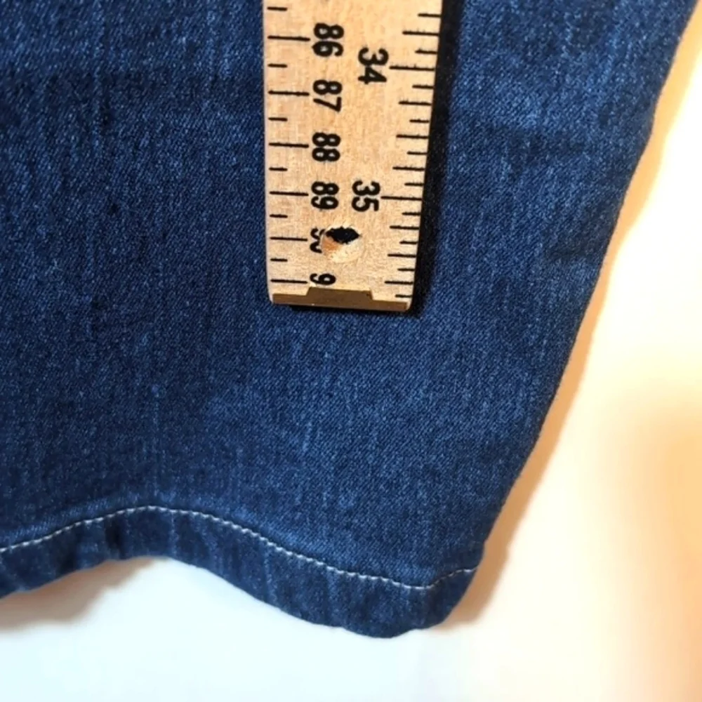 Wide Leg Blue Denim Jeans 3XL Plus Size High Rise Curvy Fit
